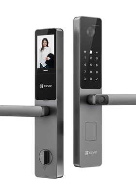 【优惠价】萤石AI人脸大屏可视指纹锁DL20FVS掌静脉智能家用防盗