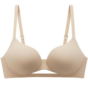 幸棉小胸聚拢内衣女无痕一片式防下垂收副乳小胸显大无钢圈文胸F