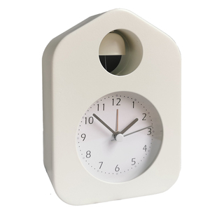 可爱简约金属打铃闹钟床头钟表静音数数字 装饰儿童起床困难响亮