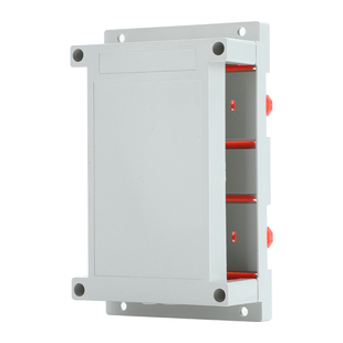 塑料PLC导轨式工控盒电源仪表壳体模块接线端子式接线盒仪表壳体