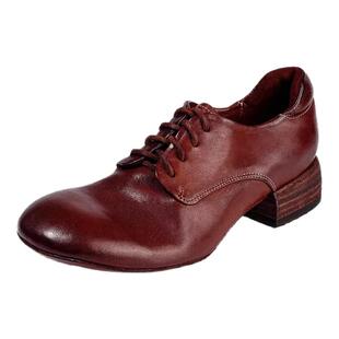 dreambox钧博时尚气质德比鞋2026春夏新款女鞋英伦复古马皮小皮鞋