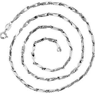 吴越老银铺纯银项链无吊坠s925银项链女素链简约裸链女细款锁骨链