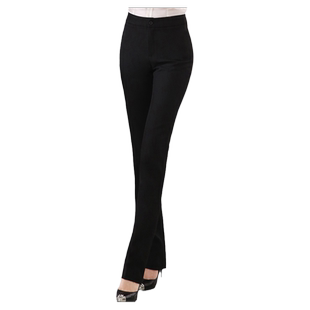 春秋职业女士西裤直筒西装裤工装工作裤子长裤正装西服裤黑色修身