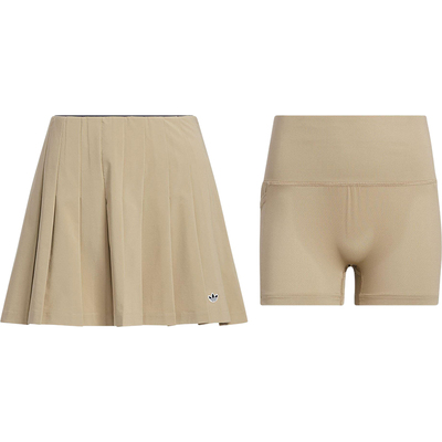 Adidas/阿迪达斯正品三叶草女士日常复古运动休闲百褶短裙JC6772