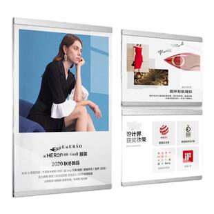 软木板照片墙亚克力相框挂墙个人简介展示牌形象墙员工风采展示墙