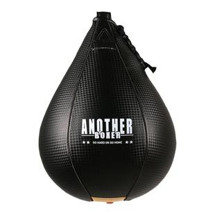 拳击速度球梨球训练速度使用拳击球席纹黑色速度球可用旋转器搭配