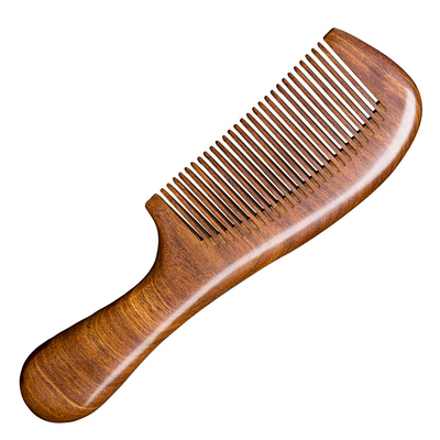 无漆工艺！！（正品金丝檀木梳）