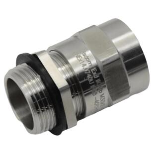 304ss不锈钢内外螺纹接管防爆格兰头单孔多孔接管式电缆密封接头