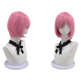 浠cos假发从零开始的异世界生活拉姆粉色齐耳短直发易造型动漫新