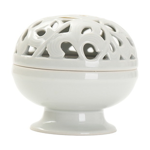 青瓷香炉家用室内盘香炉沉香檀香熏香炉宋式球熏炉茶道焚香摆件