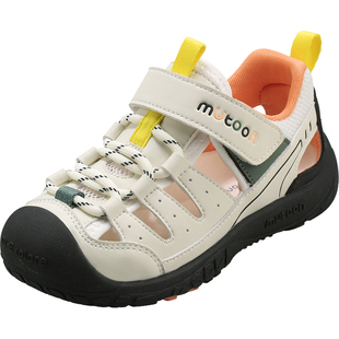 牧童童鞋儿童凉鞋2026夏季新款镂空透气男童运动鞋软底沙滩凉鞋女