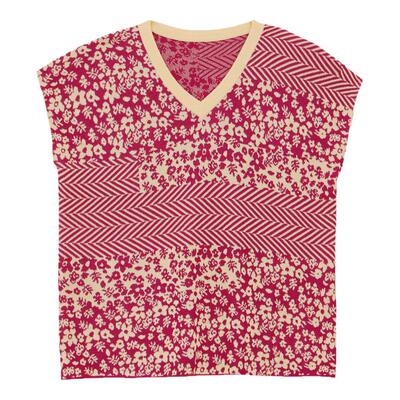 黄色套衫阁兰秀V领套头