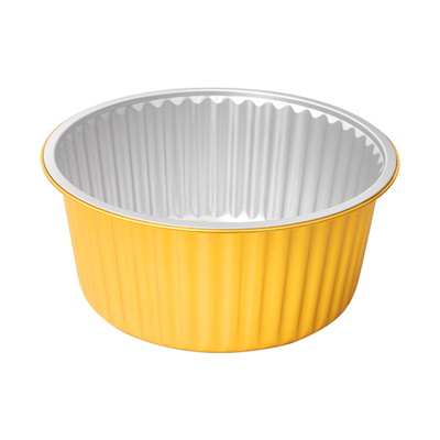 箔洱特圆形铝箔金色锡纸盒加厚