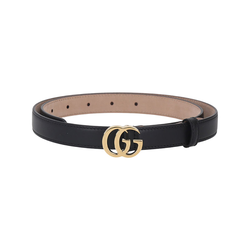 皮带GUCCI牛皮革女士腰带GG扣