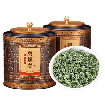 明前碧螺春2025新茶特级绿茶叶自己喝浓香型春茶嫩芽官方正品500g