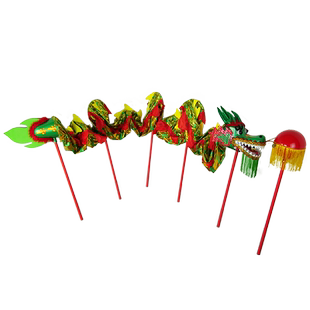 儿童舞龙表演道具幼儿园小学生传统舞龙舞台表演运动会节日舞龙头