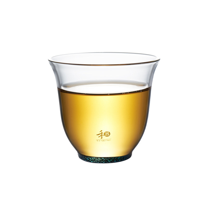 台湾禾器玻璃茶杯对杯