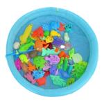 钓鱼玩具儿童益智磁性小猫2小孩1一男孩3岁宝宝早教鱼竿水套装池6