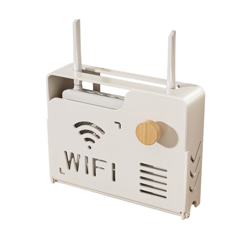免打孔壁挂式wifi隐藏收纳盒