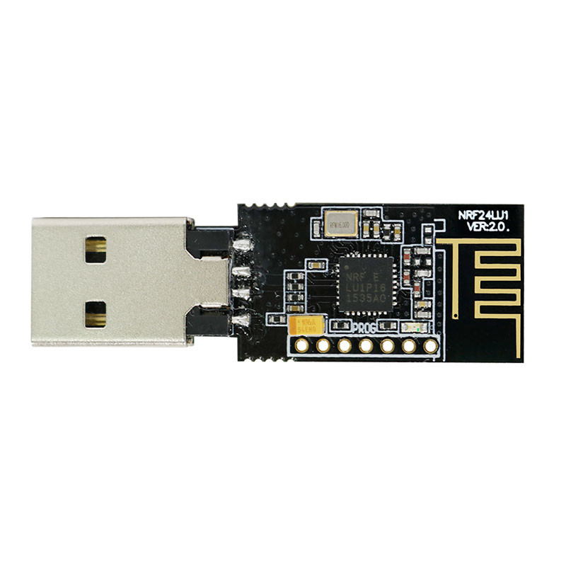 新品nRF24LU1 2.4G无线键盘鼠标模块 低功耗SPI 收发电子USB模组