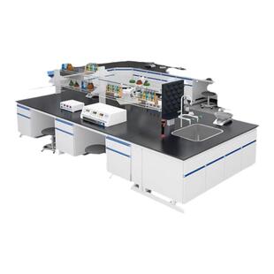 实验台实验室工作台钢木实验台全钢中央试验台科学物理化学实验桌