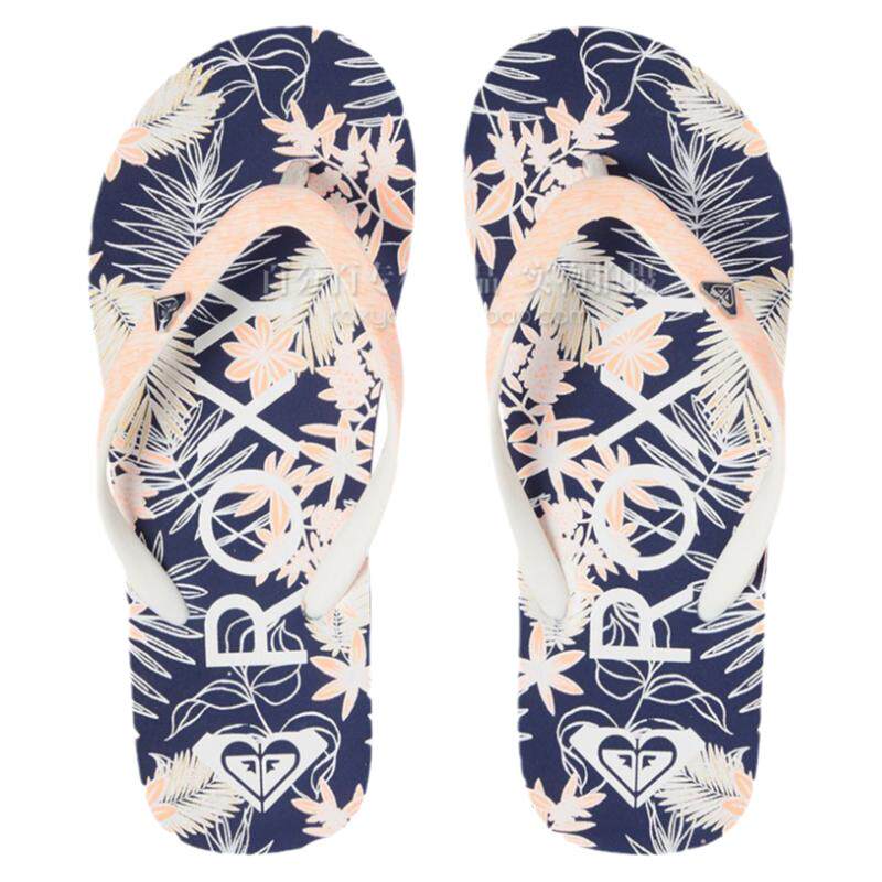 ROXY女童潮牌户外休闲度假游泳防滑超轻泡沫平底百搭拖鞋