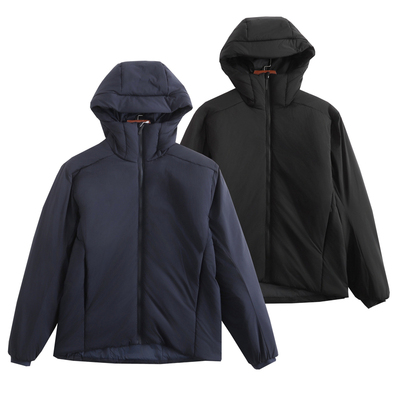 军鸟阿童木连帽厚棉大衣防水外套