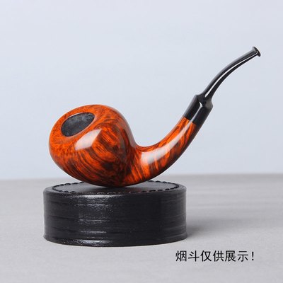 8deco牛皮磁性斗架 单斗烟斗架 烟斗烟具创意便携式烟斗架