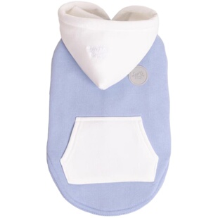 Sniff宠物狗狗猫咪春季款拼色连帽卫衣泰迪法斗比熊中小型犬衣服