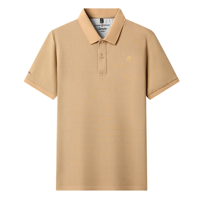 梦特娇高端纯棉短袖POLO衫男士