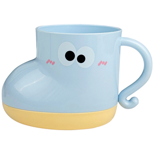 小鞋子牙杯家用宿舍可爱漱口杯儿童牙缸情侣学生高颜值卡通洗漱杯