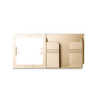 国际电工86型墙壁电源开关插座面板带USB手机充电支架一拖一