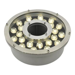 喷泉灯led防水七彩水下鱼池灯广场中孔旱喷景观水底12V24V 涌泉灯