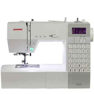 真善美缝纫机家用缝纫机电脑多功能电动台式6030带扩展台硬防尘罩