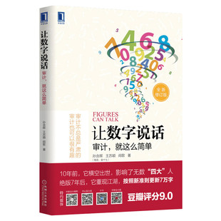 让数字说话 审计,就这么简单 全新修订版 孙含晖,王苏颖,阎歌 机械工业出版社 正版书籍 新华书店旗舰店文轩官网