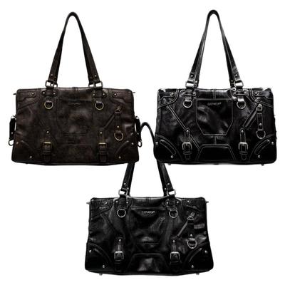 Cultivator原创小众复古辣妹大容量单肩斜挎旅行包机车包2025春新