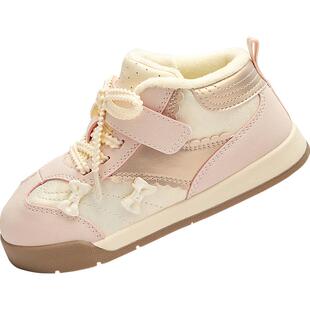 【商场同款】巴拉巴拉宝宝稳步鞋女童板鞋加绒秋冬儿童板鞋透气潮