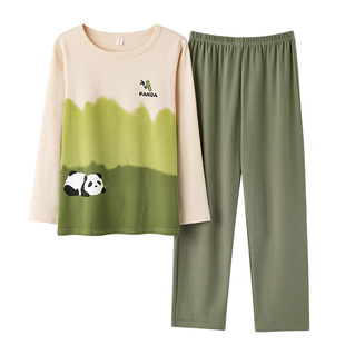 男士睡衣春秋款纯棉长袖男式青少年初中学生中大童卡通家居服套装