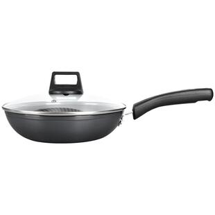 板和铁锅煎锅24/26cm平底锅家用无涂层不粘锅氮化防锈燃气灶专用