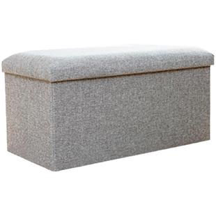 收纳箱布艺家用有盖储物箱子整理箱盒可折叠大号装书本衣服筐神器