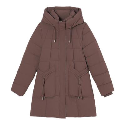 妈妈装中长款百搭时尚棉服