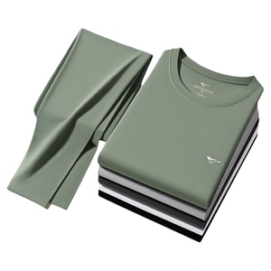 七匹狼秋衣秋裤男士套装纯棉全棉毛衫线衣裤高档新款保暖内衣男式