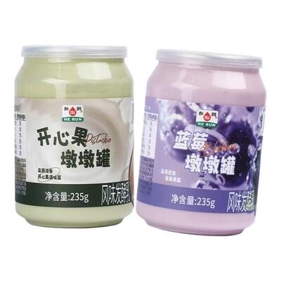 和润墩墩罐酸奶235g 蓝莓/开心果风味发酵乳 低温酸奶