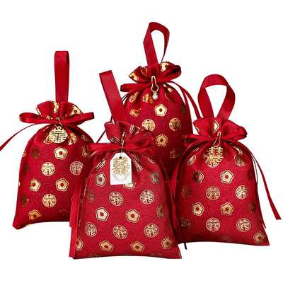 喜糖袋子结婚糖果小礼袋手提袋