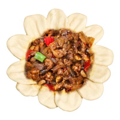 商用地锅鸡贴饼铁锅炖专用地锅鱼排骨手工半成品面饼子早餐玉米饼