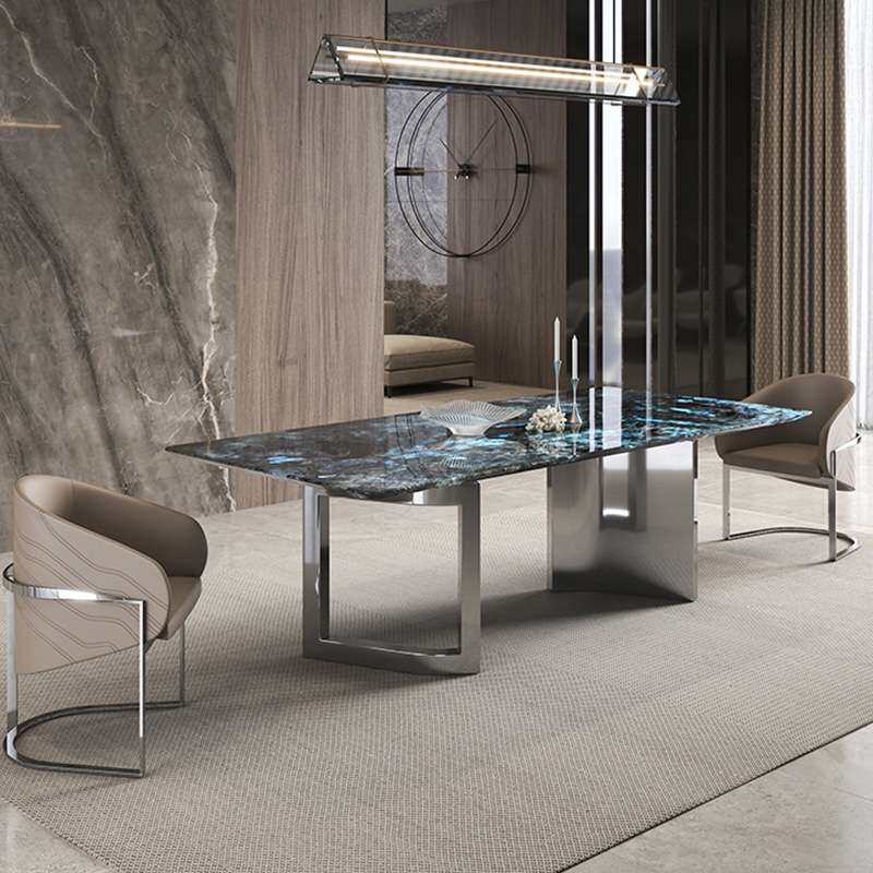 意式极简长方形餐桌支架不锈钢镜面简约餐桌腿 家用饭桌桌脚,住宅家具,桌腿/桌架,淘宝优惠券,粉丝福利购,淘宝优惠卷