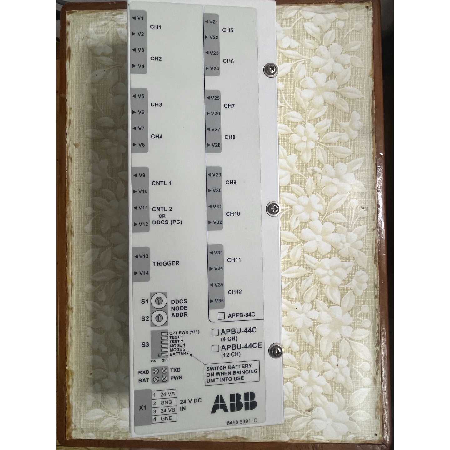 ABB变频器800主板光纤分配板控制板 APBU-44C 实