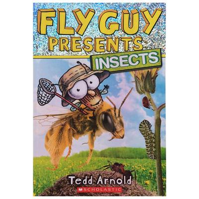送音频英文原版书Fly Guy Presents: Insects 学乐分级读本2级 苍蝇小子：昆虫 儿童分阶读物6-12岁平装进口绘本学生英语启蒙科普