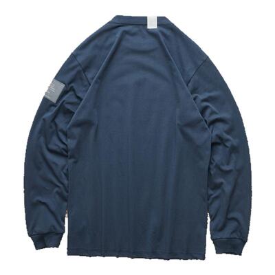 N.HOOLYWOOD贴布休闲圆领长袖T恤