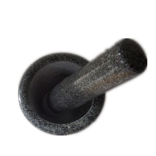 天然新款青石石臼家用捣蒜器捣面膜12厘米擂钵捣碎器包邮